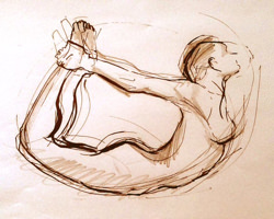 Rebecca Ivatts - Bow (yoga posture)